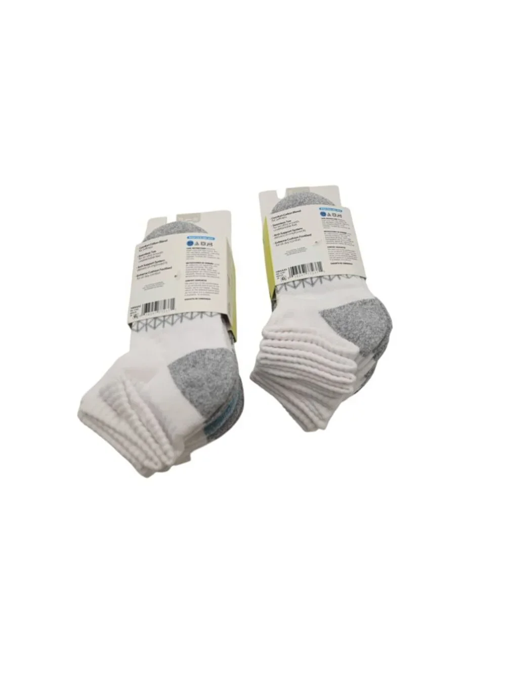 NIP Hanes Lot of 2 5 Pack Absolute Socks Perfected Active Sz M 9-2.5 Ankle